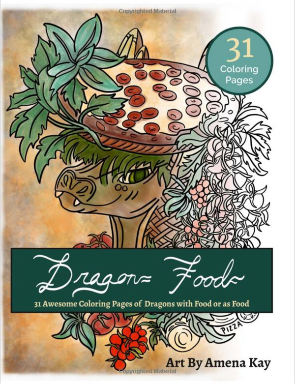 Dragon Food Coloring Book - BUY ON AMAZON