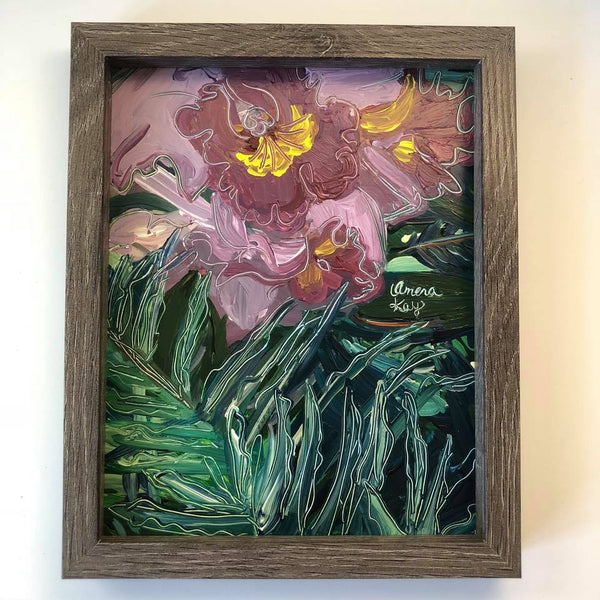 "Flower Flair" Flower Painting - SOLD
